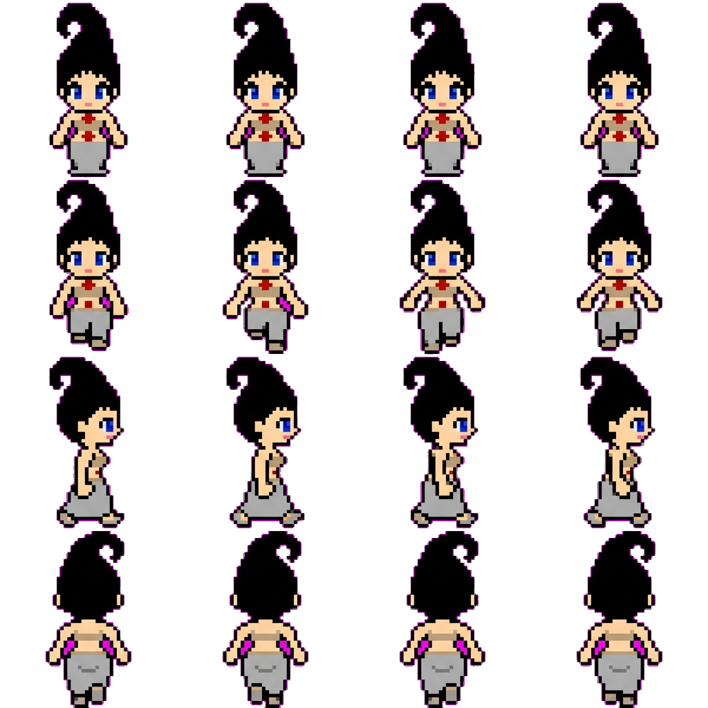 Lady Hoshi movement sprite