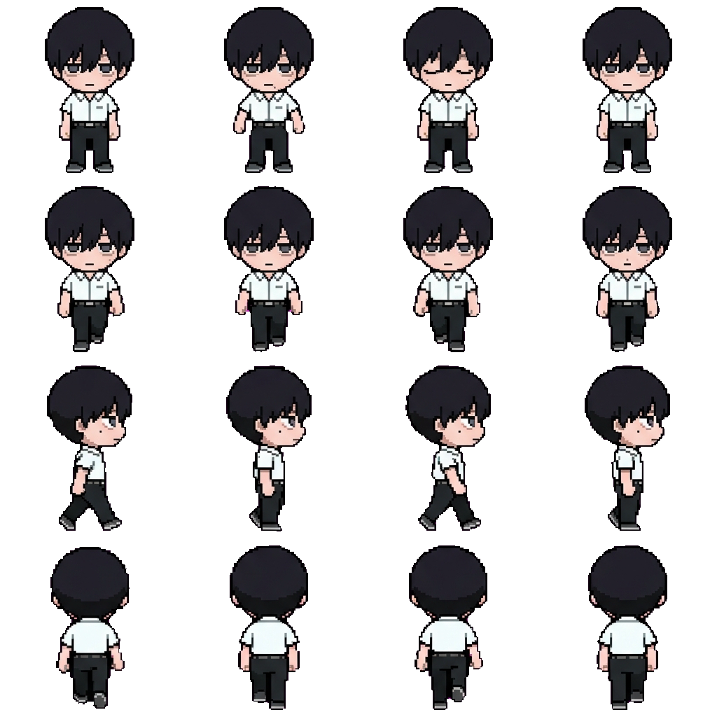 Yoshiki movement sprite