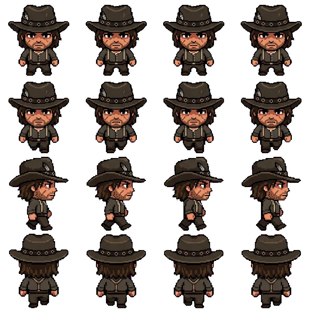 John movement sprite