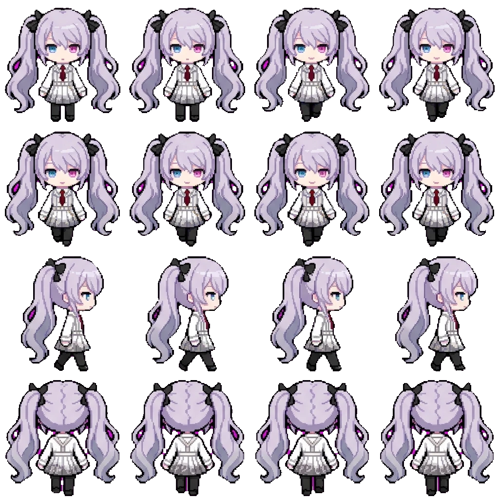 N25 Hatsune Miku movement sprite