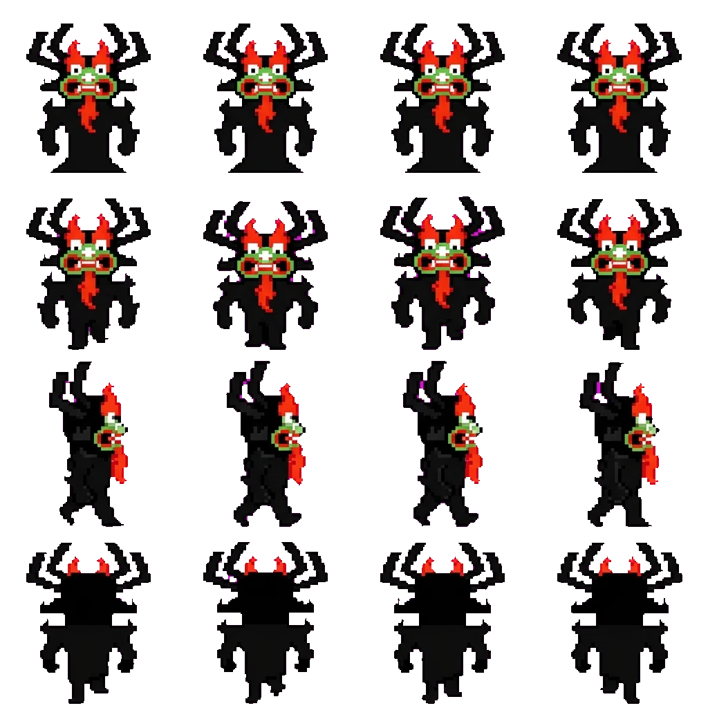 Aku movement sprite