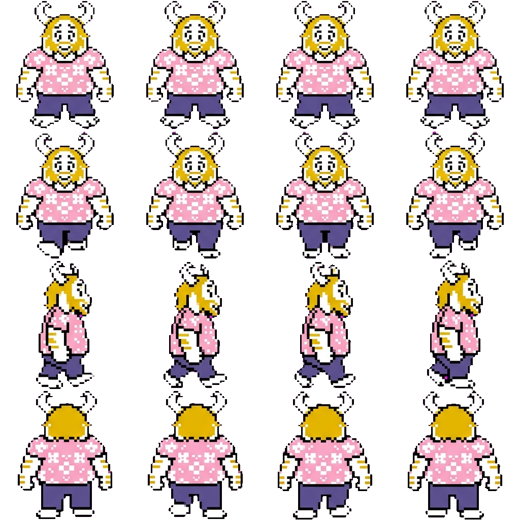 Asgore movement sprite