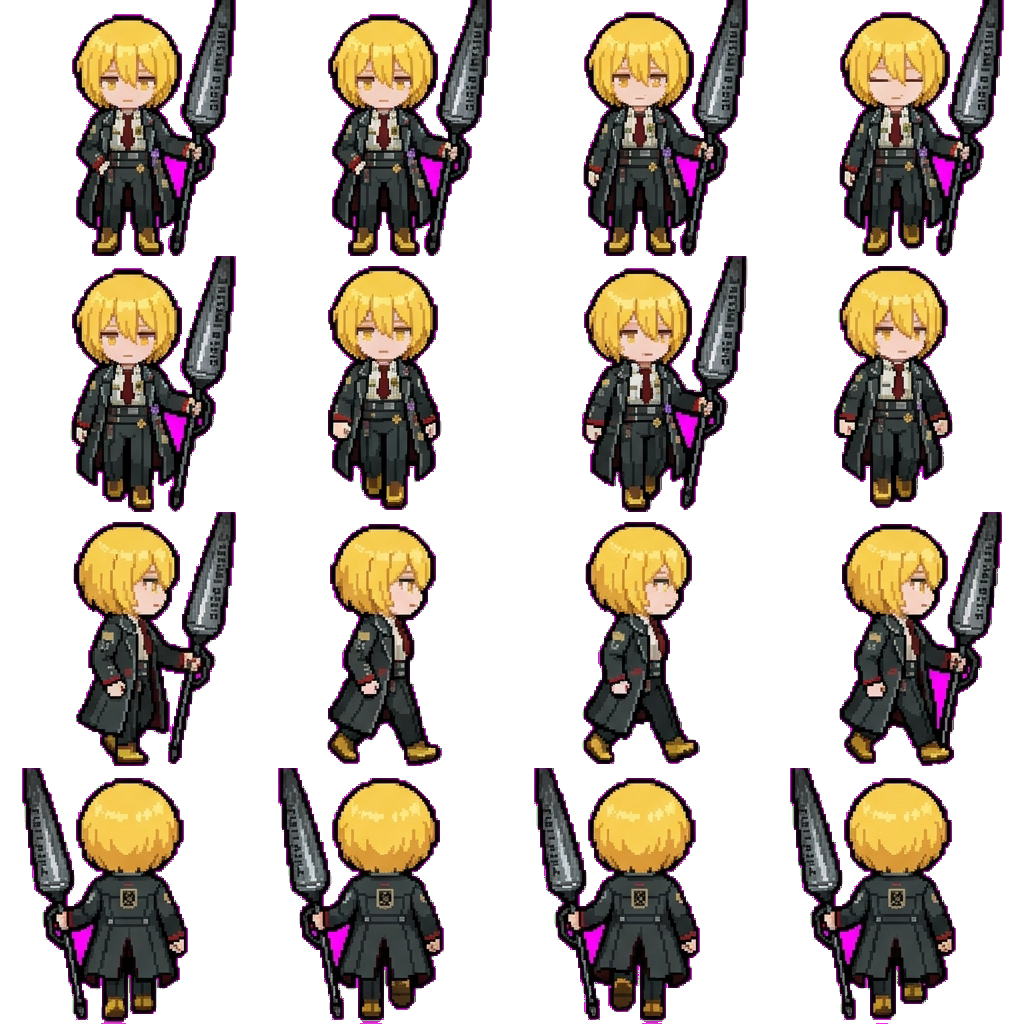 Don Quixote movement sprite