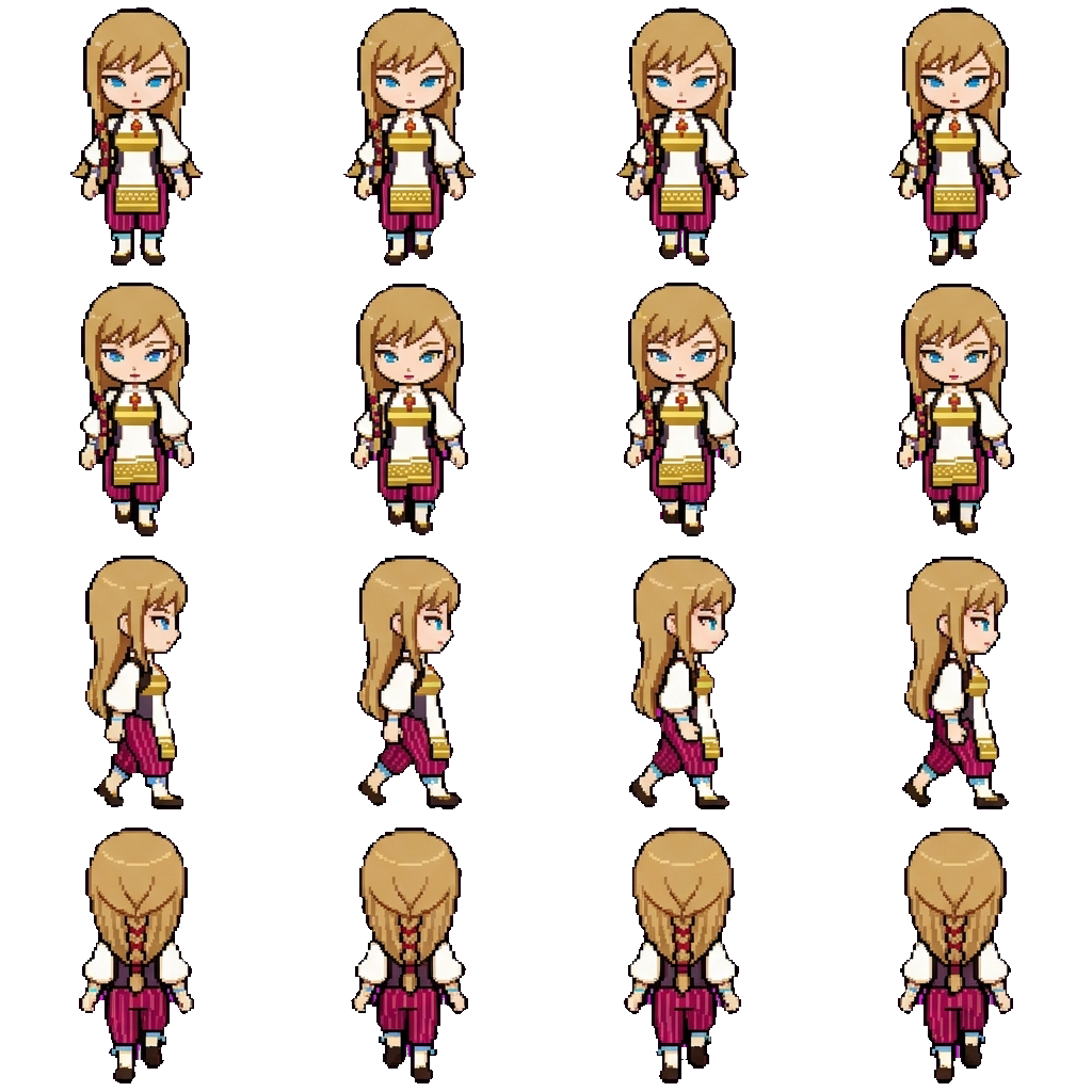 Freya movement sprite