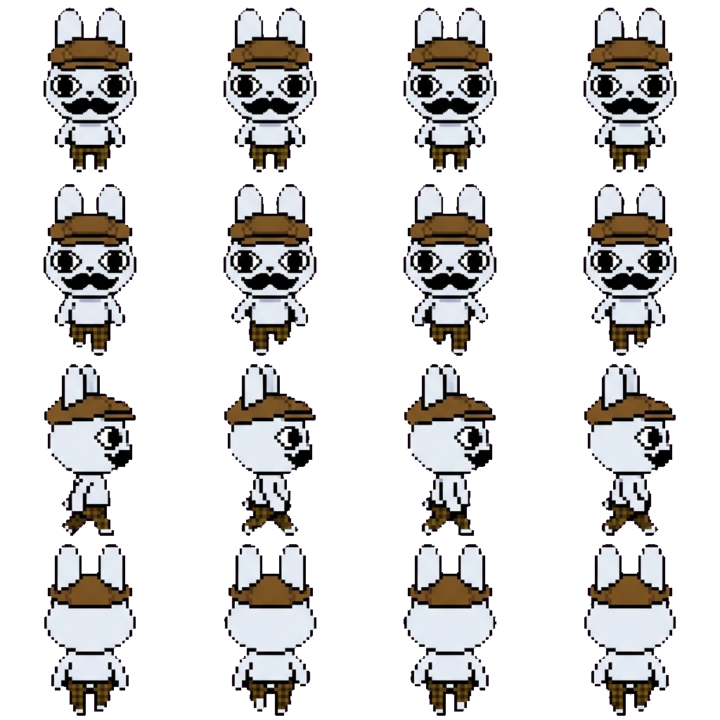 Barney movement sprite