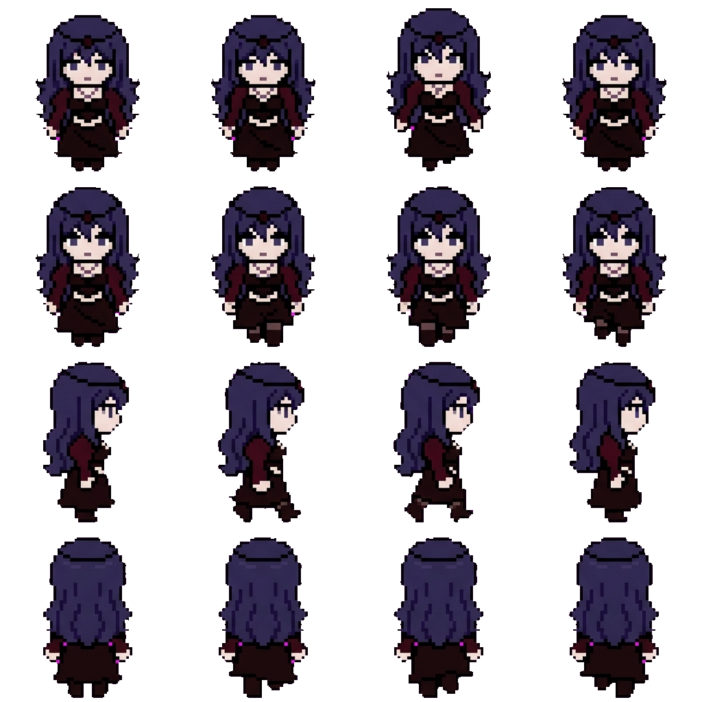 Raven (human) movement sprite