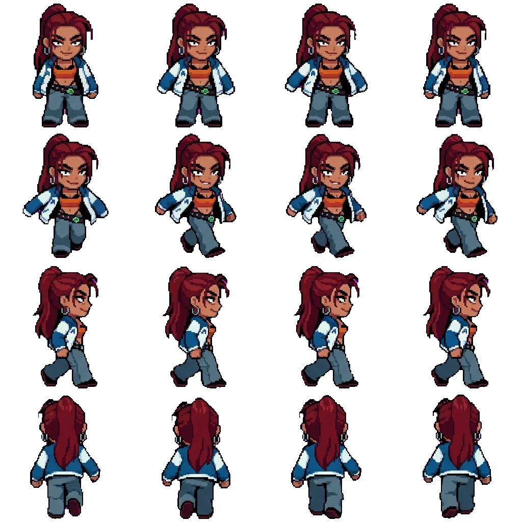 Hyuna movement sprite