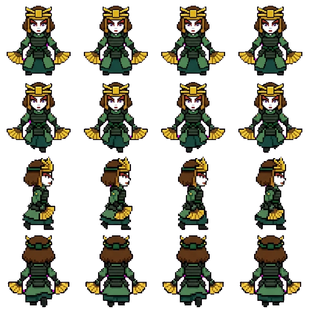 Suki movement sprite