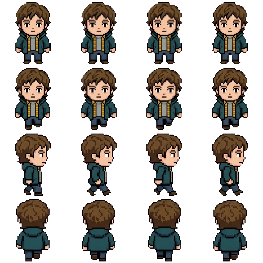 Austin Abrams movement sprite