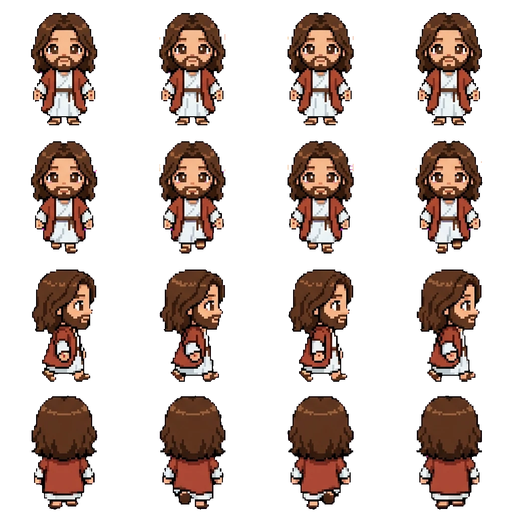 Jesus Christ movement sprite