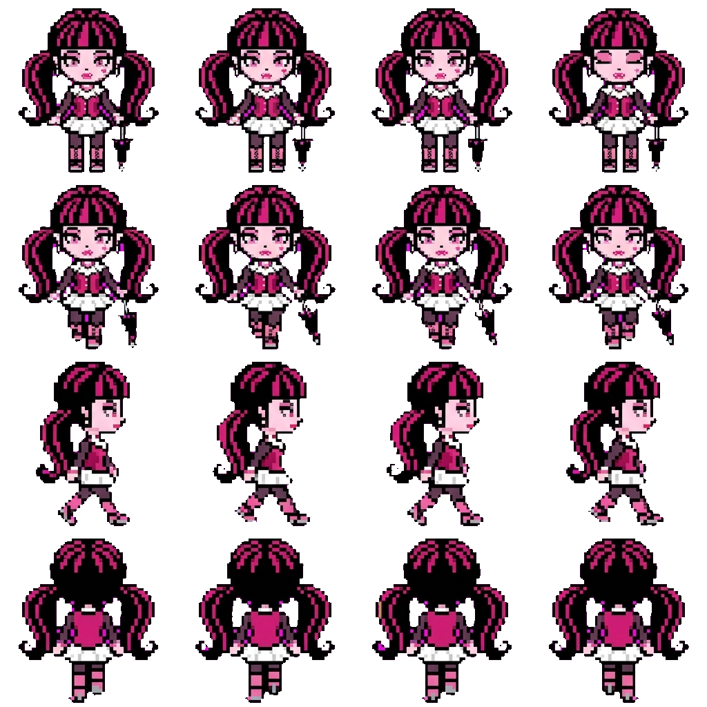 Dracula movement sprite