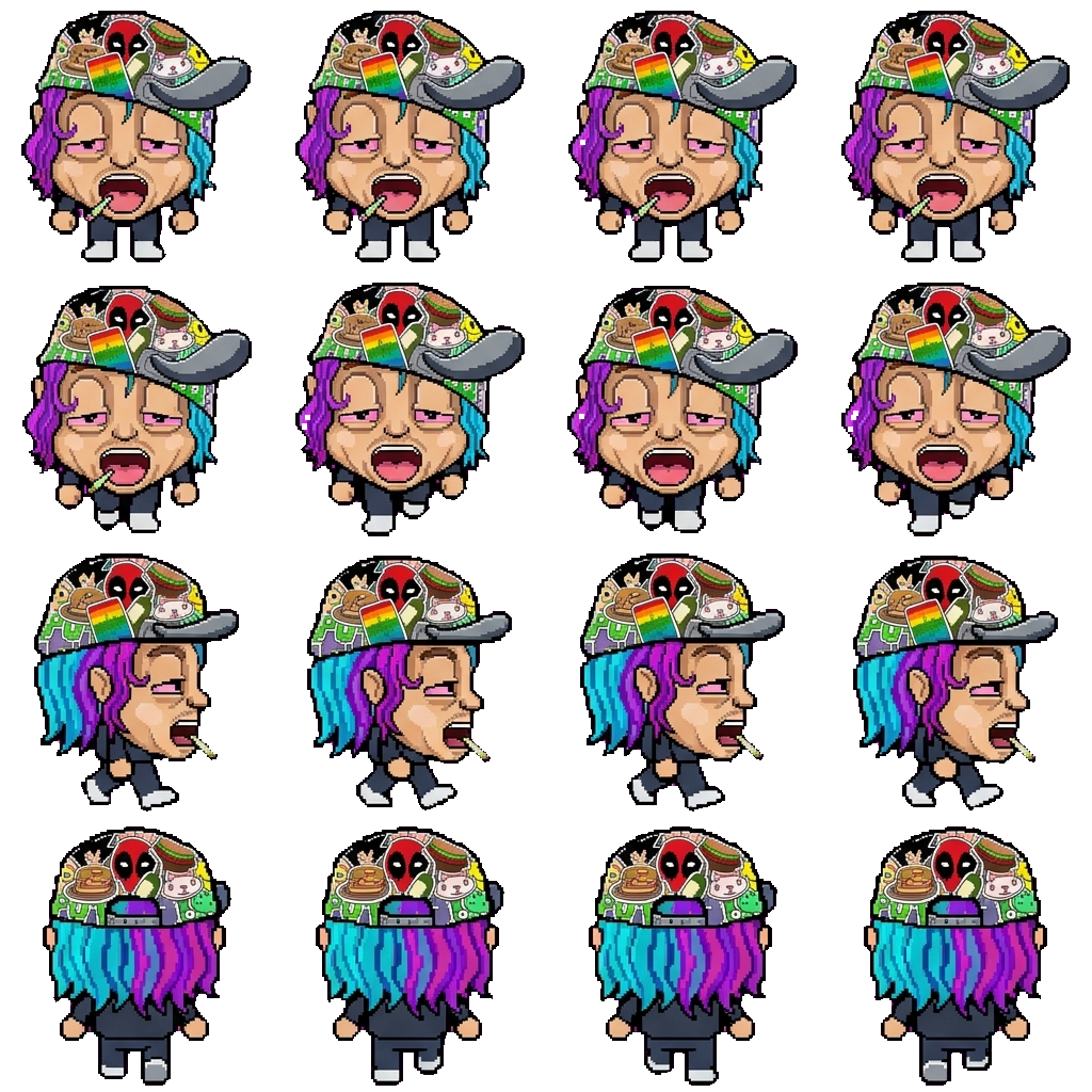 CJ MONKEY movement sprite