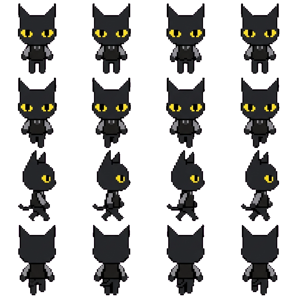 Secret agent movement sprite