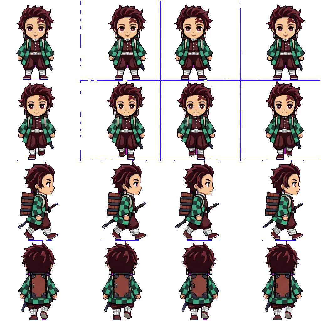 Tanjiro Kamado movement sprite