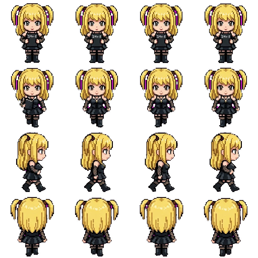 Misa Amane movement sprite