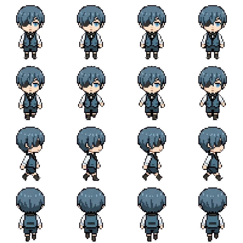 Ciel Phantomhive movement sprite