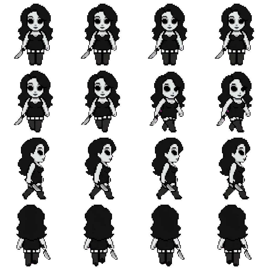 Jane The Killer movement sprite