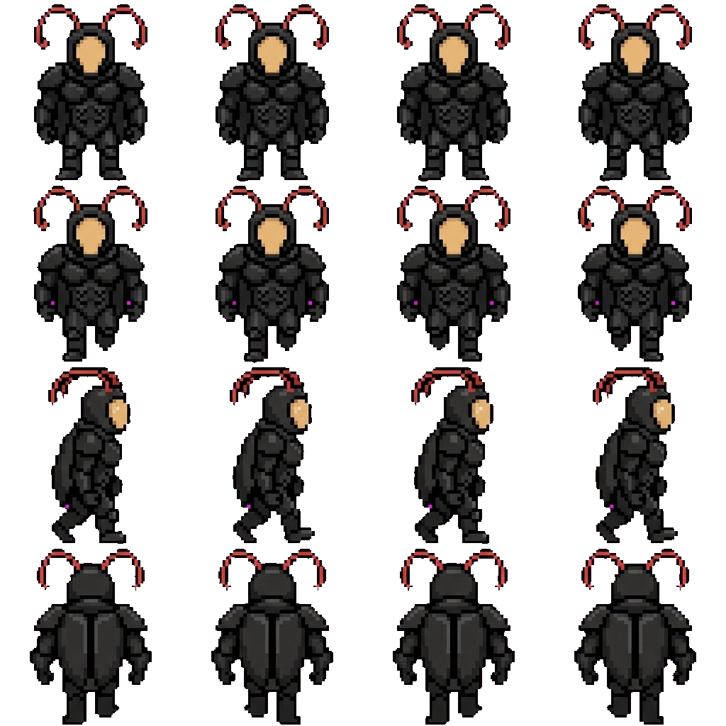 Drum-face movement sprite