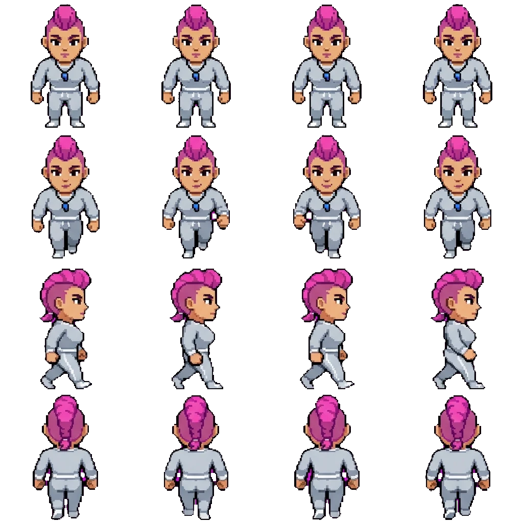 Bridget movement sprite
