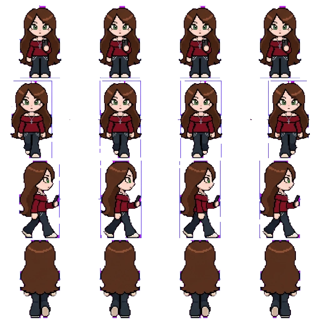 Клео movement sprite