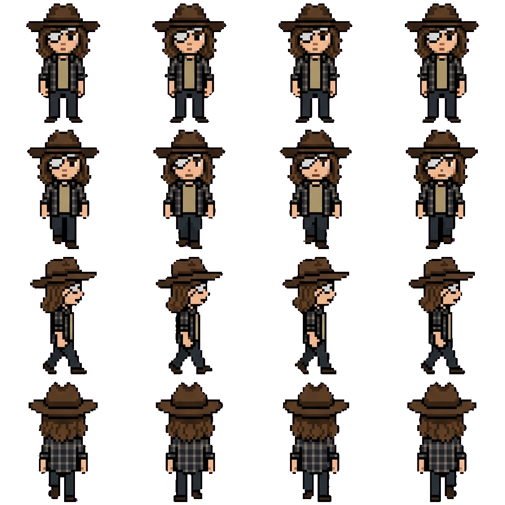 Carl Grimes movement sprite