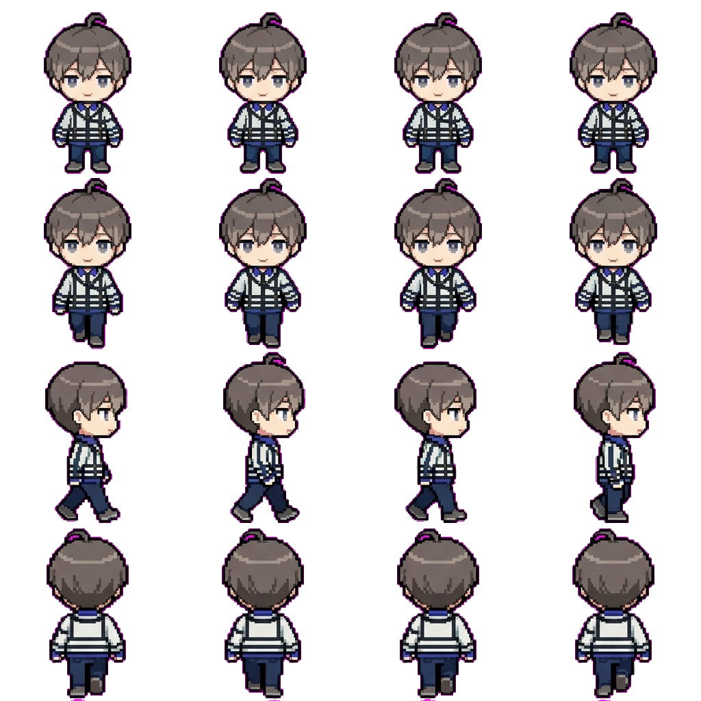 Mikoto movement sprite