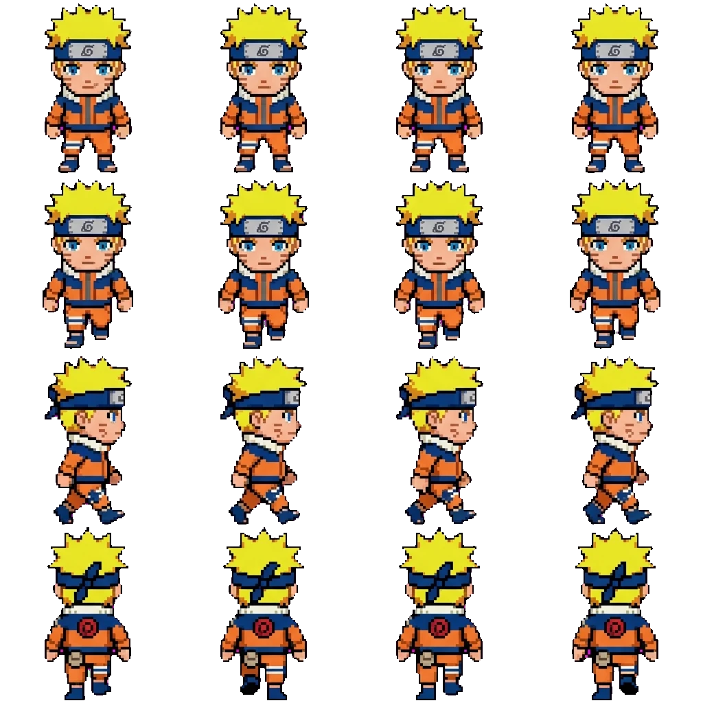 Naruto movement sprite