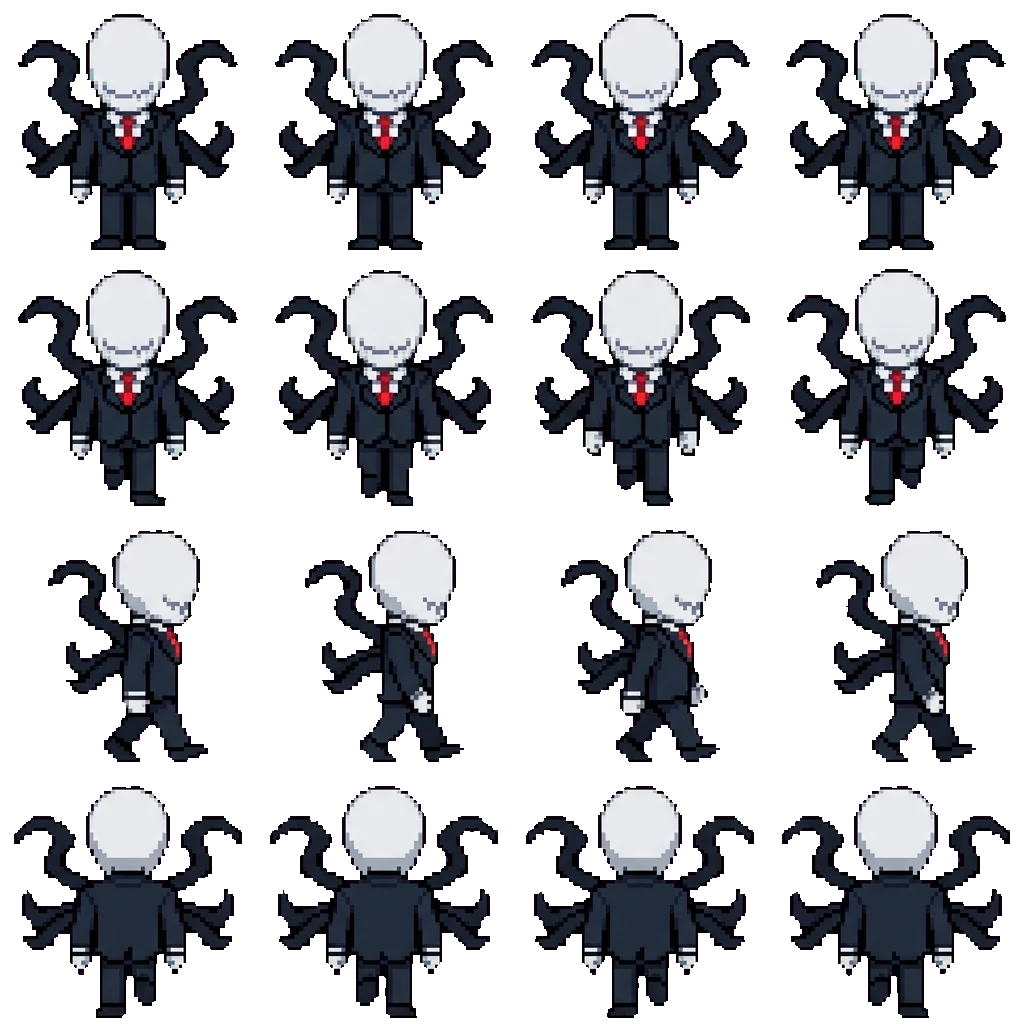 Slenderman movement sprite