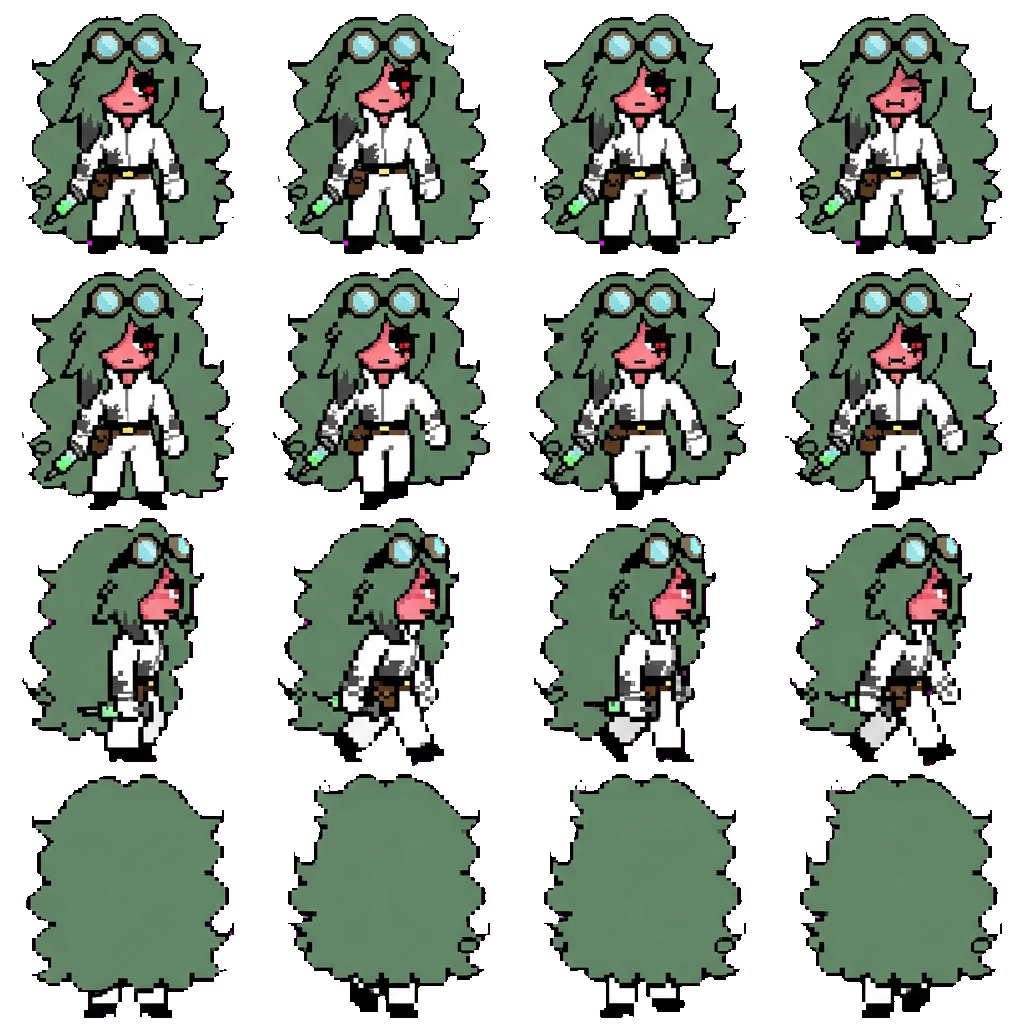 Mad Scientist Ivory movement sprite