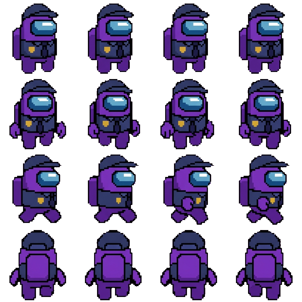 Purple movement sprite