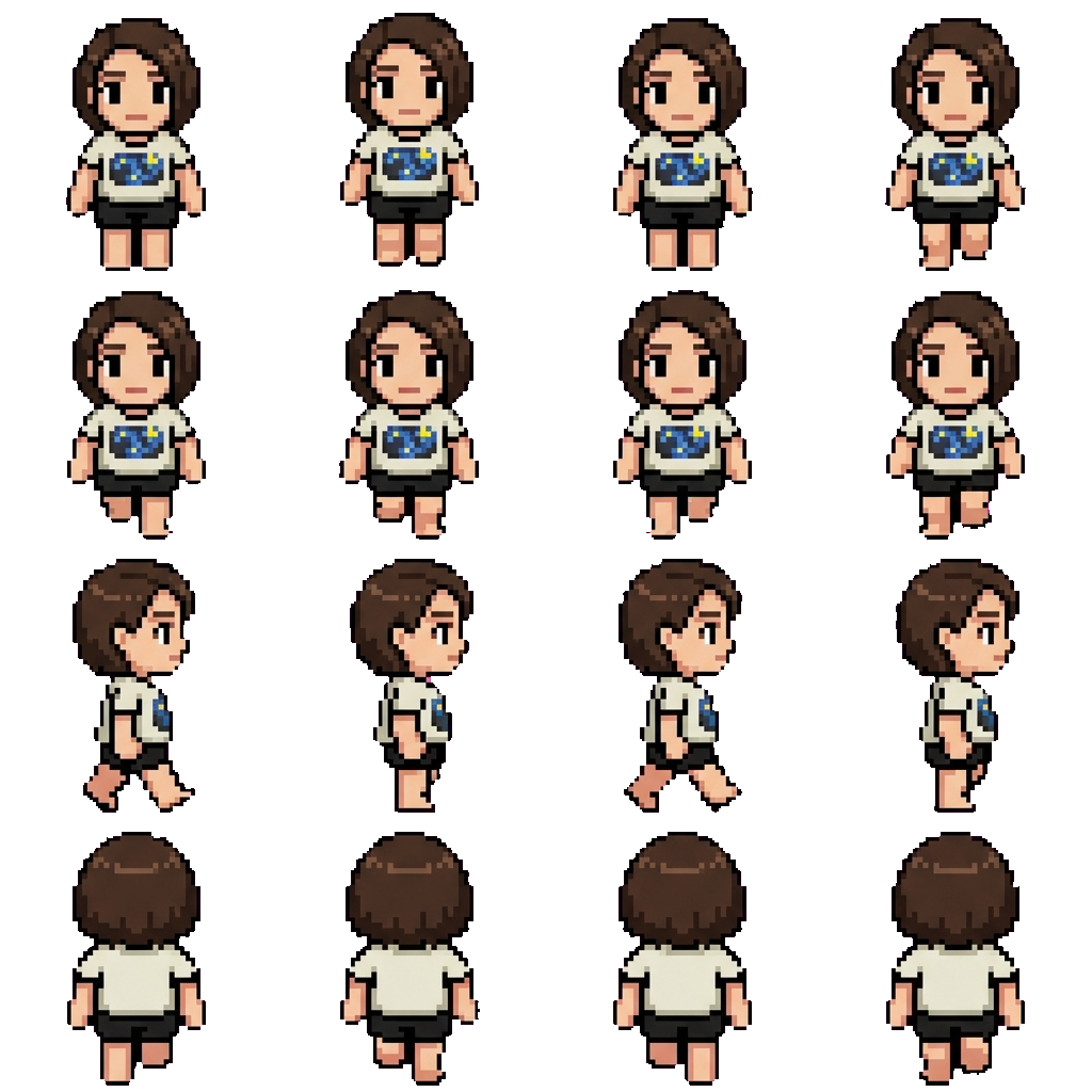 Ода movement sprite