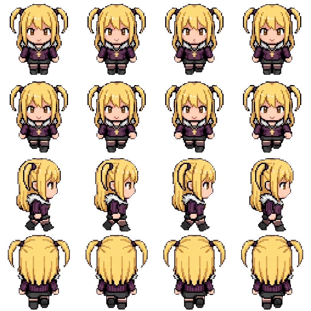 Misa amane movement sprite