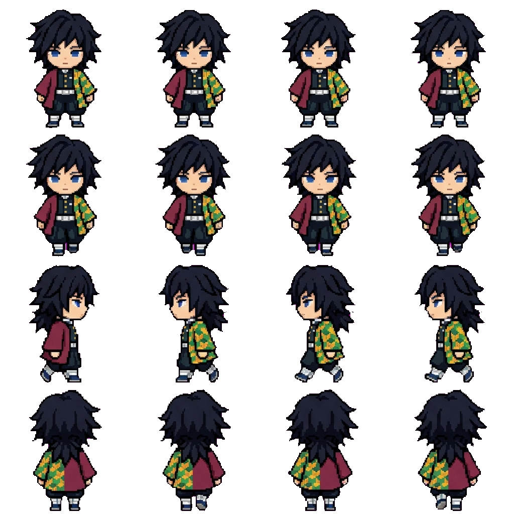 Tomioka Giyuu movement sprite