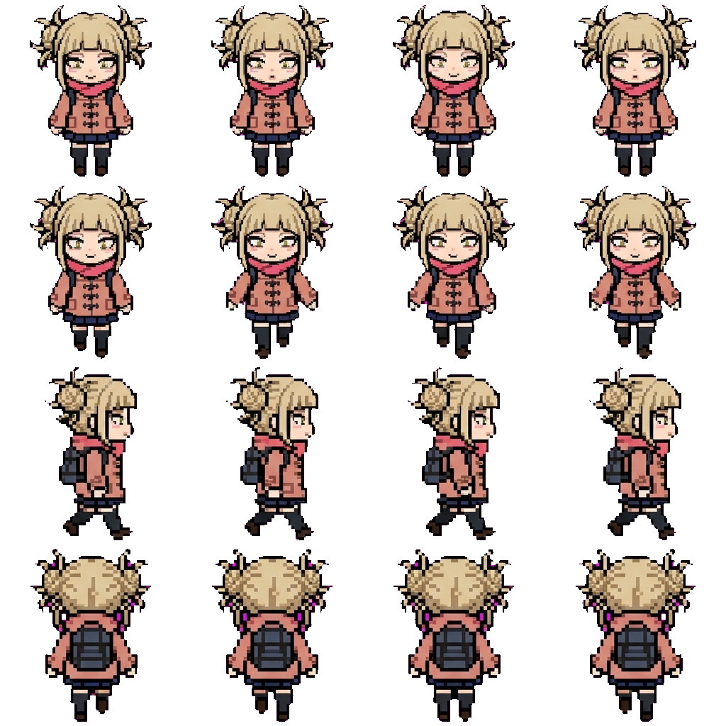 Himiko Toga movement sprite