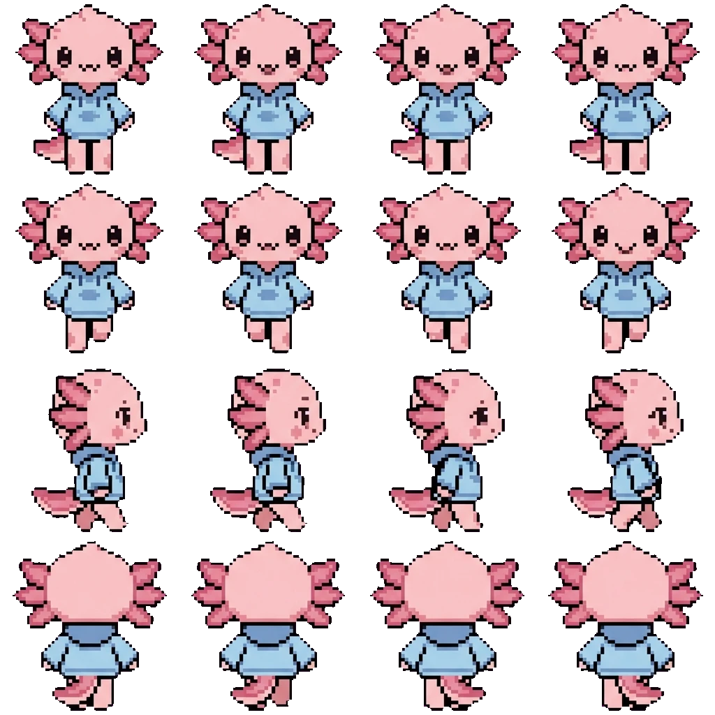 Axiel movement sprite