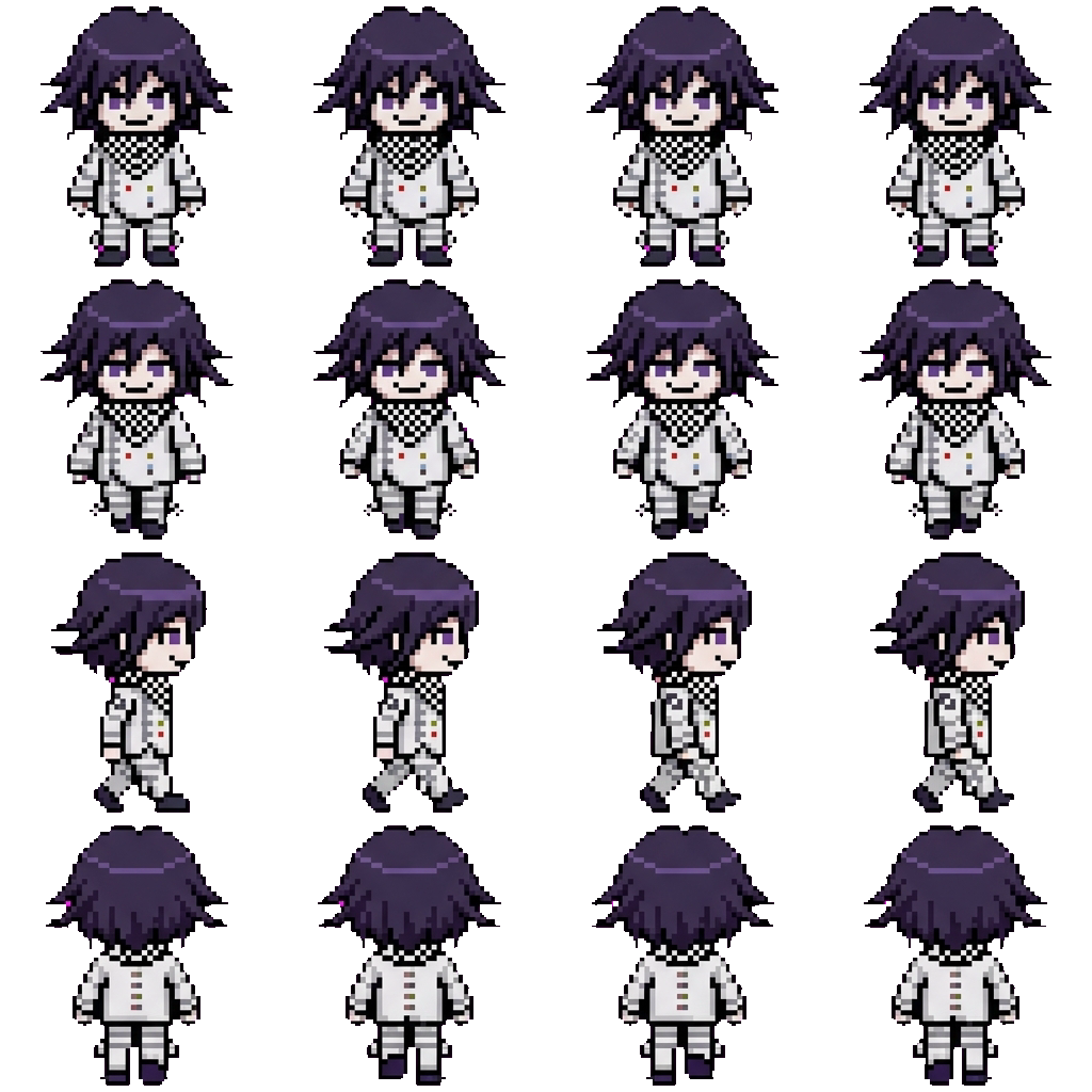 Kokichi Ouma movement sprite