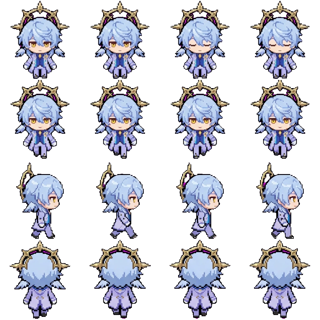 Sunday movement sprite