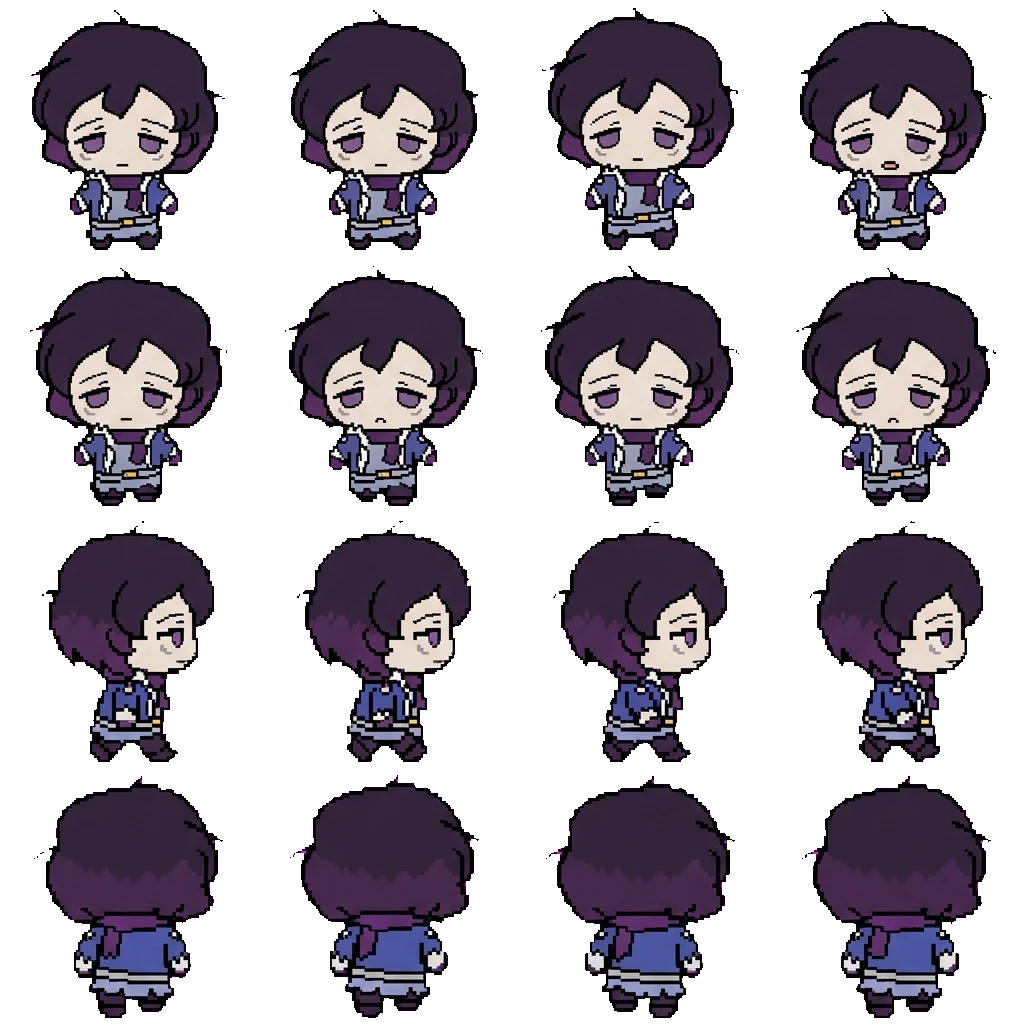 Raz movement sprite