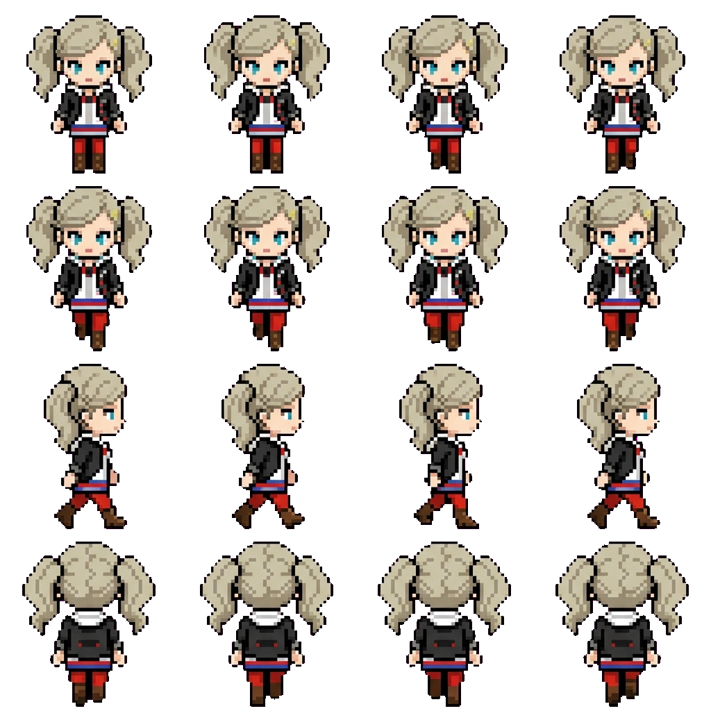Ann Takamaki movement sprite