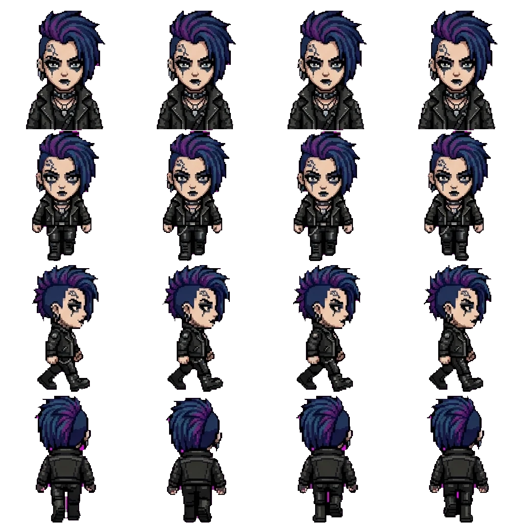 Aster movement sprite