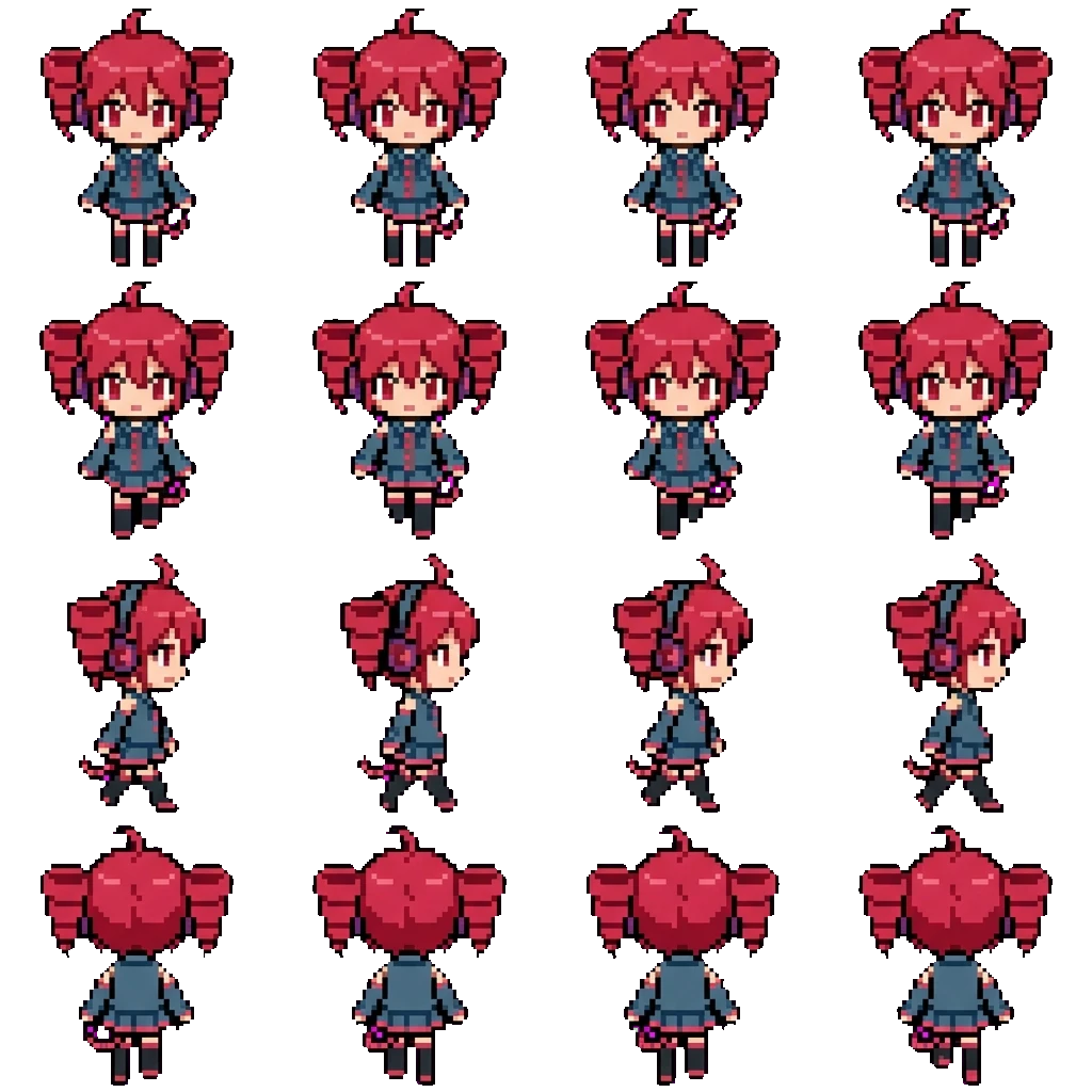 Kasane Tetto movement sprite