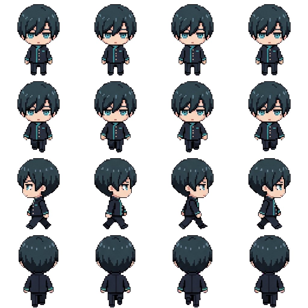 Itoshi rin movement sprite