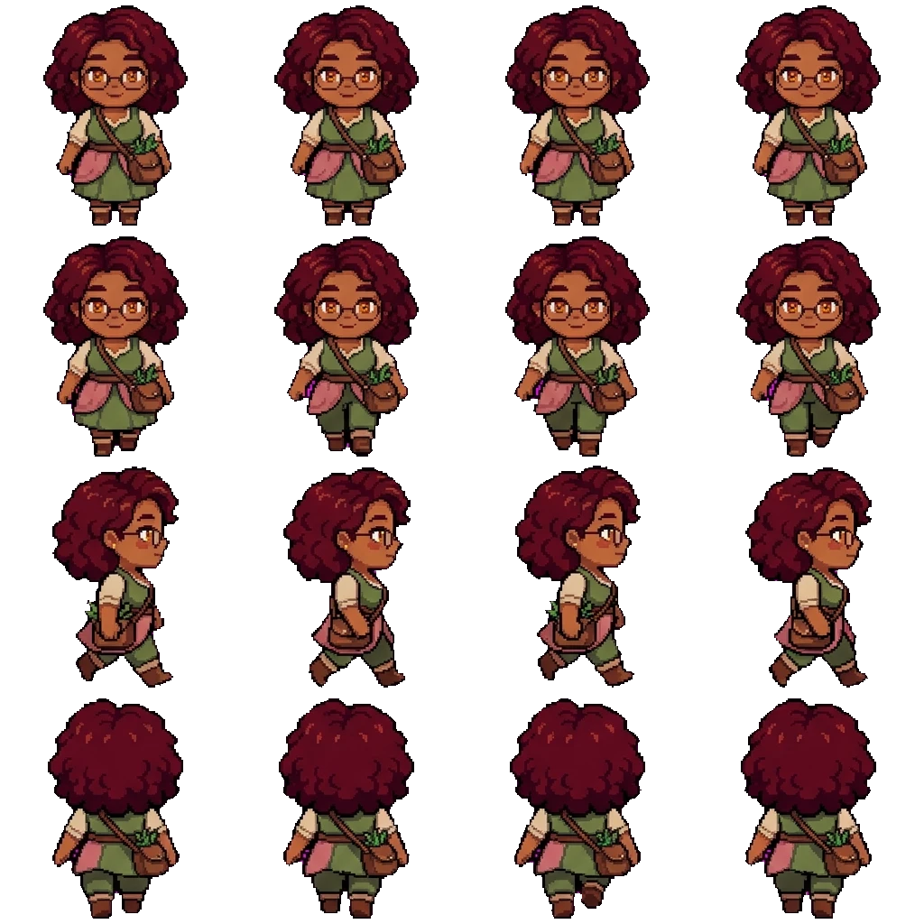 Hazel Moss movement sprite