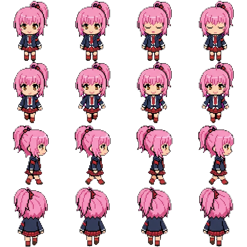 Amu♡ movement sprite