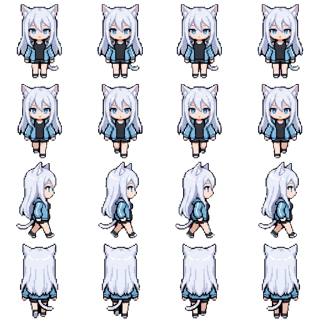 Kana movement sprite