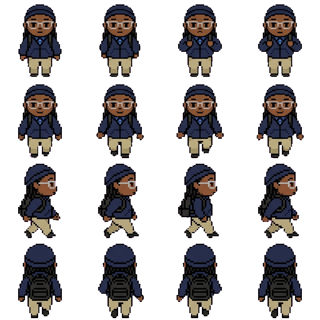Jasmine movement sprite