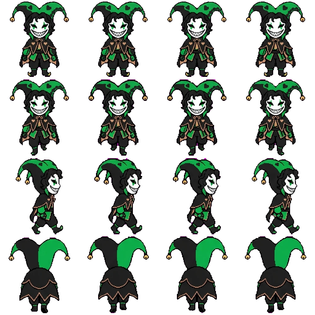 Harllquin movement sprite