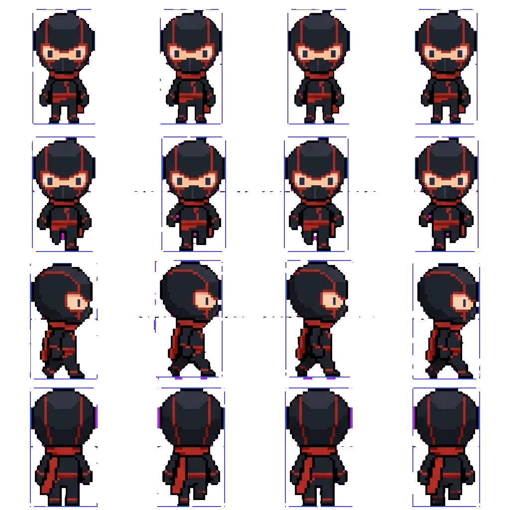 Ninja movement sprite