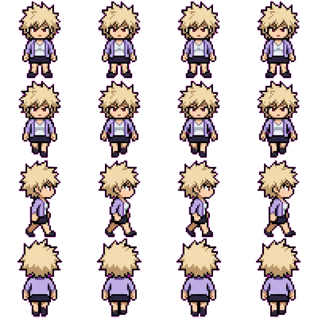 Mitsuki Bakugou movement sprite