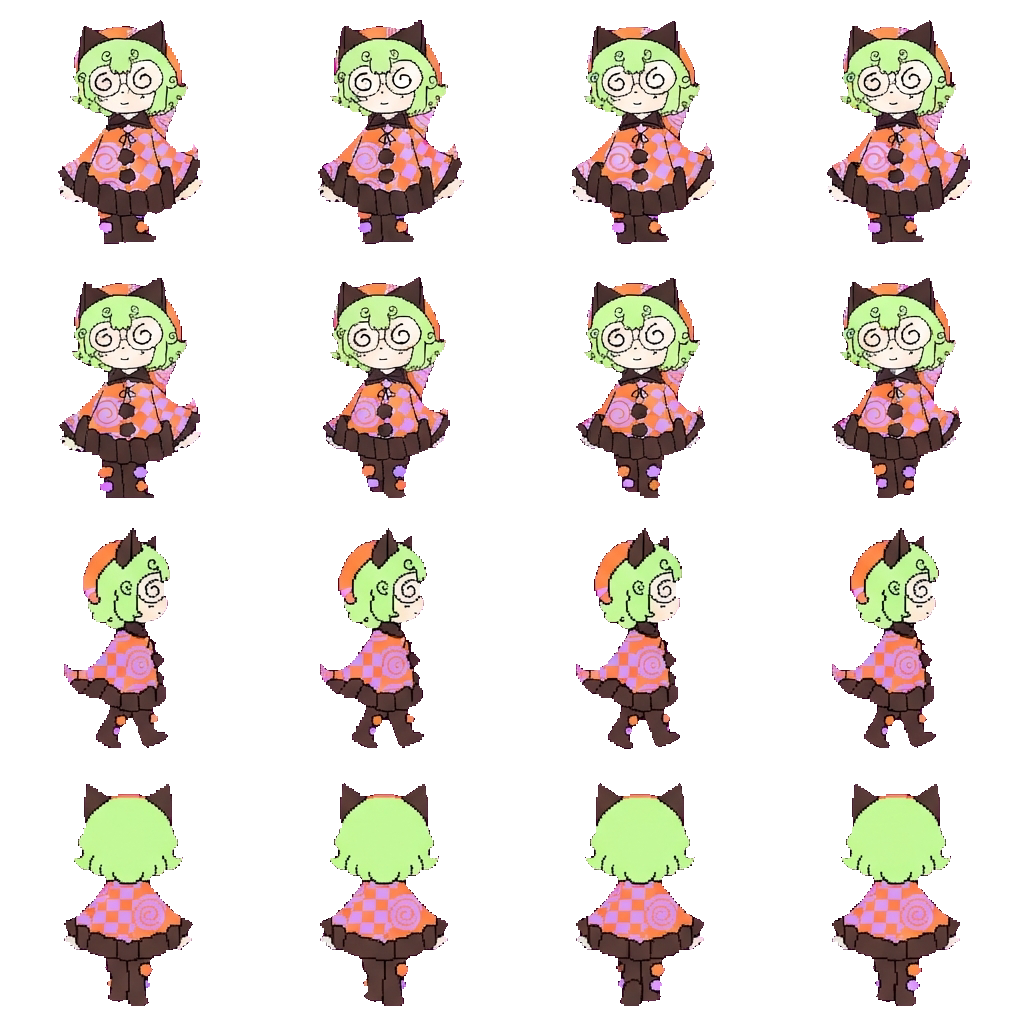 Dot movement sprite